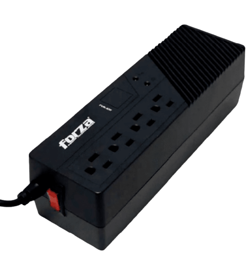 ESTABILIZADOR, FORZA, FVR-1012 1000VA/500W 4 PUERTOS 2USB